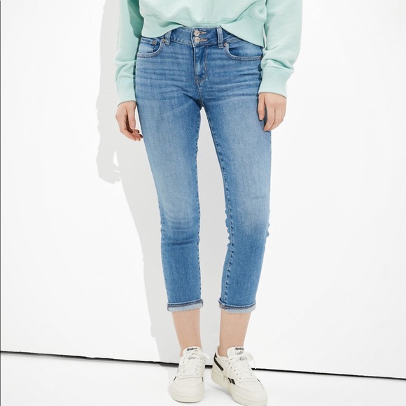 American Eagle Artist Crop Jeans - Picture 1 of 5